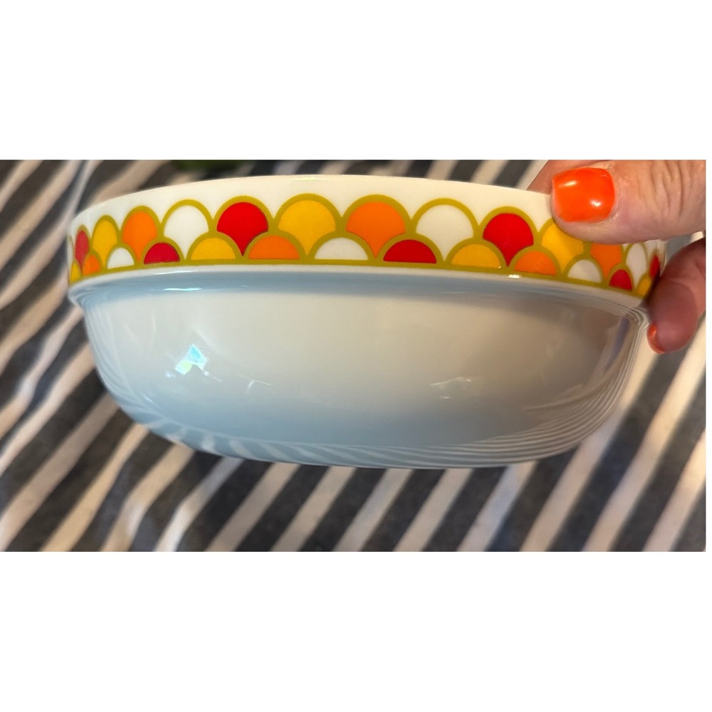 Vintage 1970s Georges Briard Carousel Boutique Fine China 8" Serving Bowl Japan